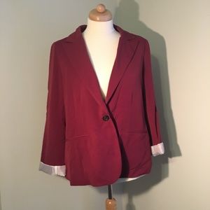 NWT Forever 21 Crimson Boyfriend Blazer